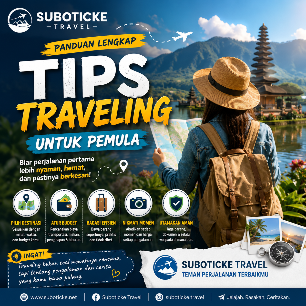 Tips Traveling untuk Pemula agar Perjalanan Lebih Nyaman dan Tidak Ribet