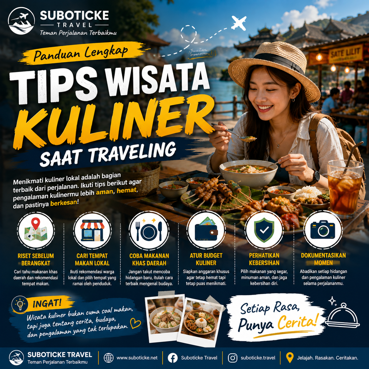 Tips Wisata Kuliner Saat Traveling agar Bisa Menikmati Makanan Lokal dengan Nyaman
