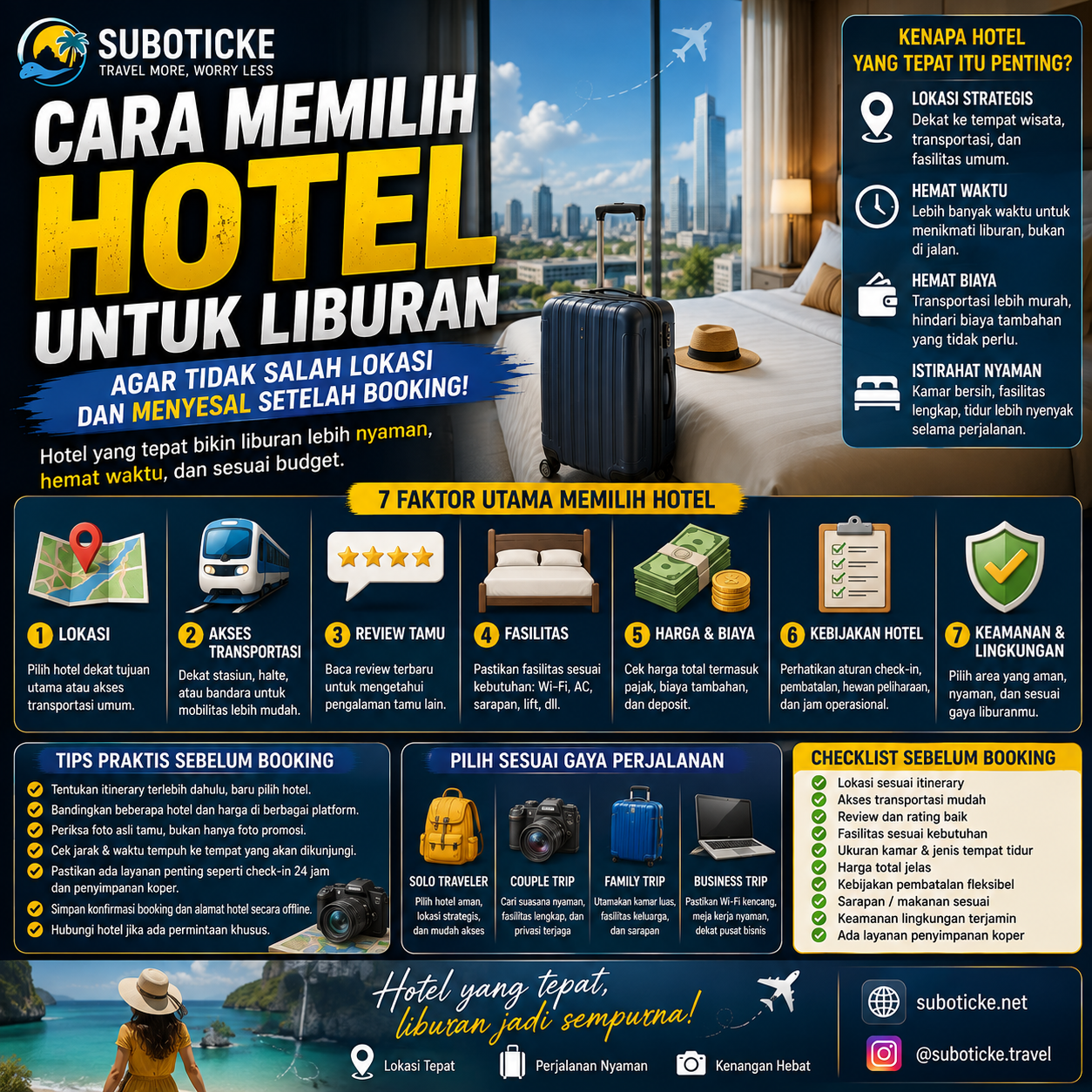 Cara Memilih Hotel untuk Liburan agar Tidak Salah Lokasi dan Menyesal Setelah Booking